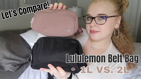 1l vs 2l belt bag.